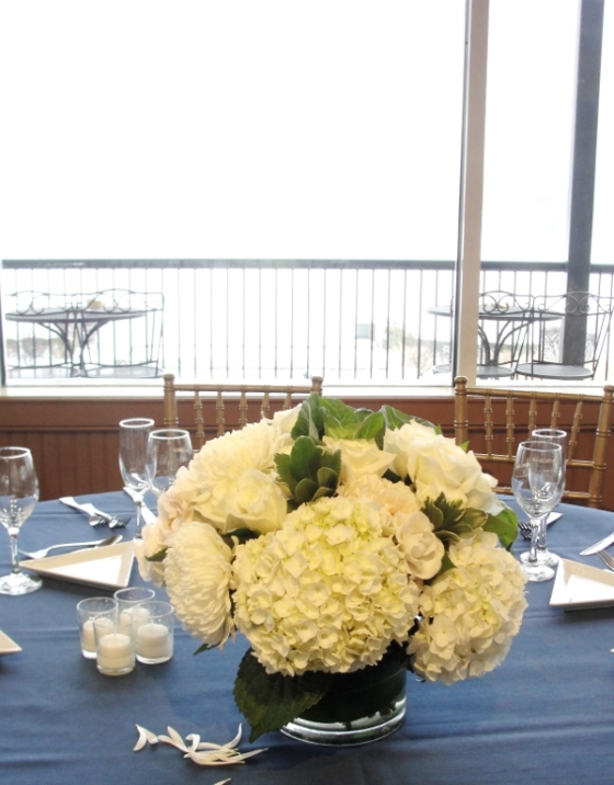 Liberty House Restaurant Jersey City NJ wedding flowers